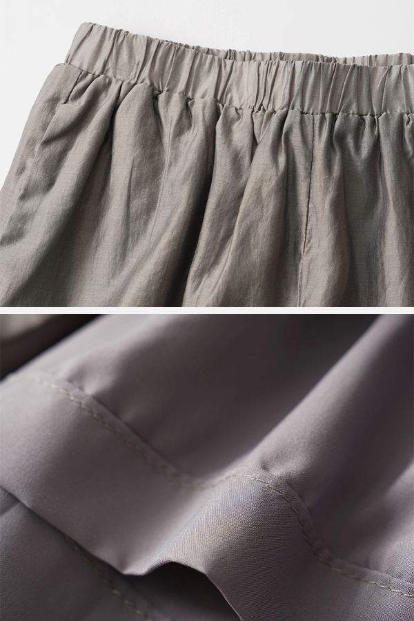 Soft Mornings wrinkle-free breathable shirt and shorts set fabric close-up