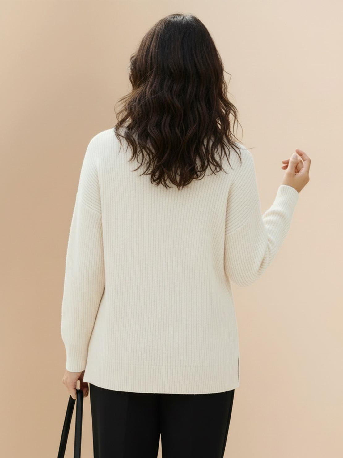 Half-Zip waffle pullover with fold-over collar, kangaroo pocket, and cozy waffle-knit texture.