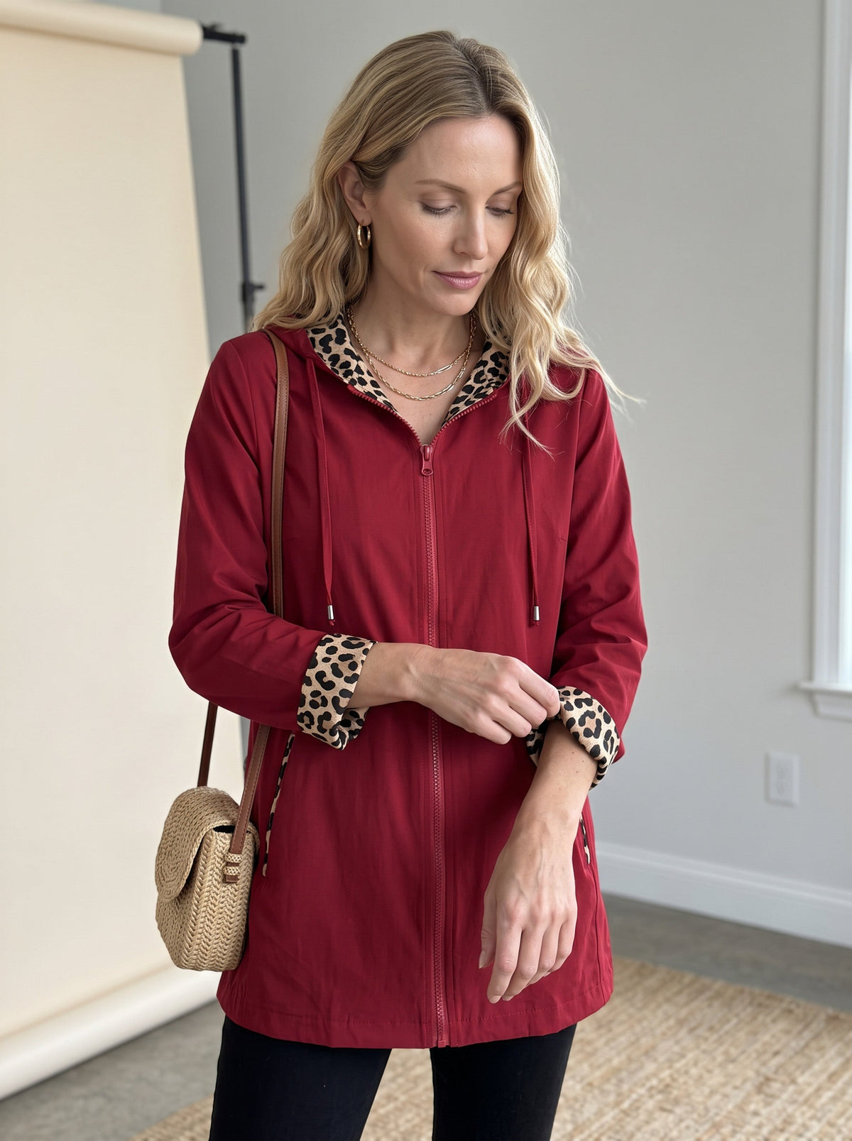Red Leopard Print