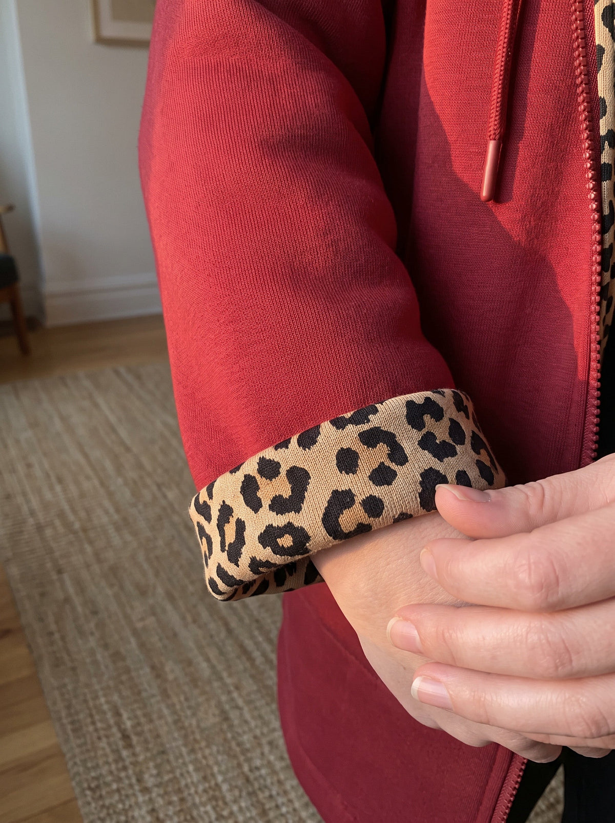 Red Leopard Print