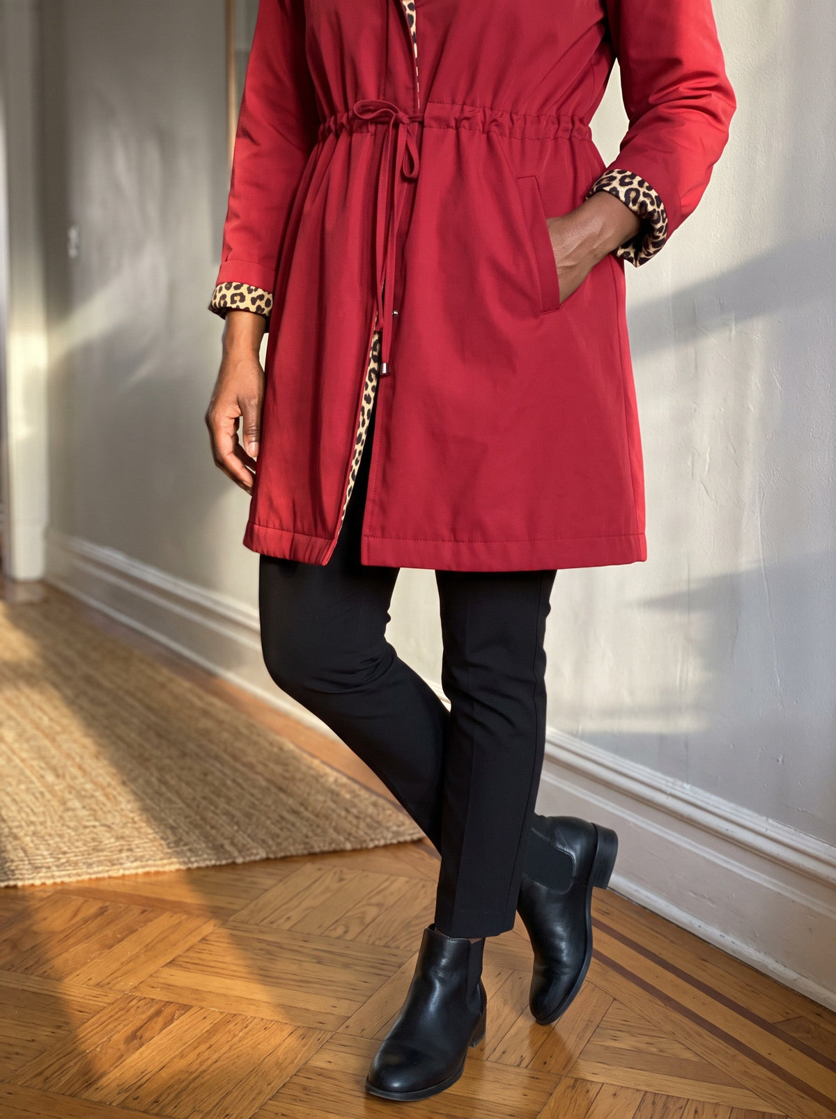 Red Leopard Print