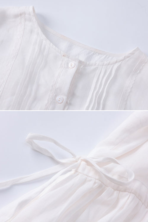 100% Linen Coastal Shift Dress TOSCANA