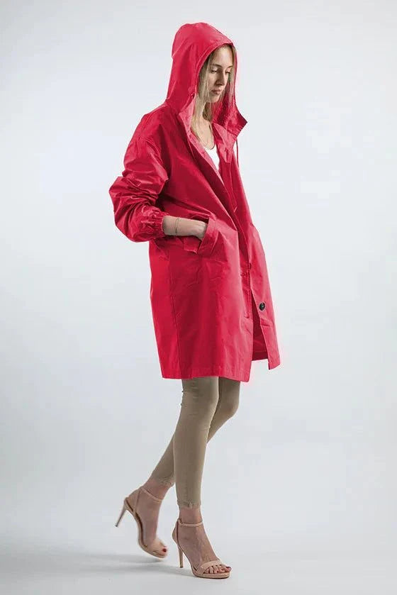 Oversized hooded windbreaker rain jacket uk hotsell