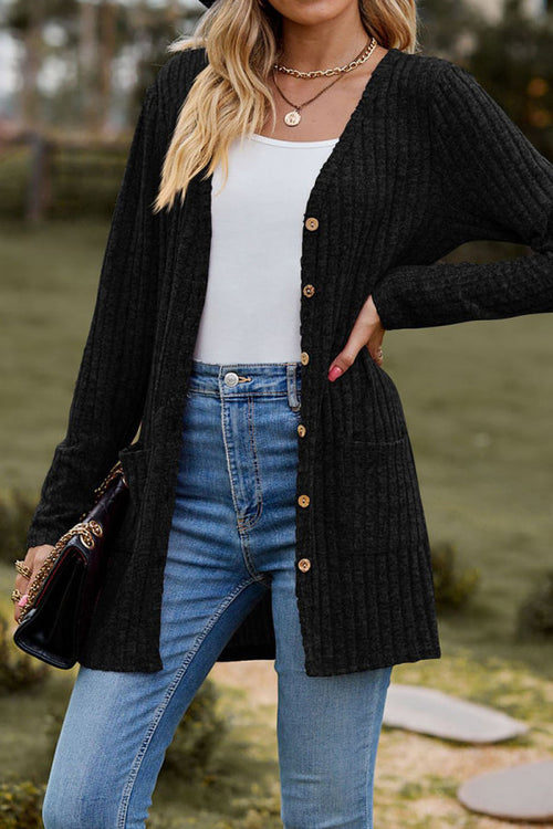 Long, Lightweight, Ultra Soft Knit-like Cardigan