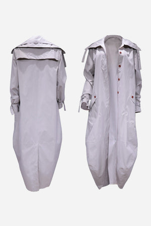Travel-Friendly Hooded Coat