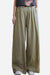 Relaxed fit sandwashed ramie linen pants with plush lining for breathable warmth and soft texture
