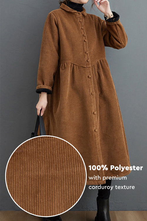 Oversized Vintage Corduroy Coat