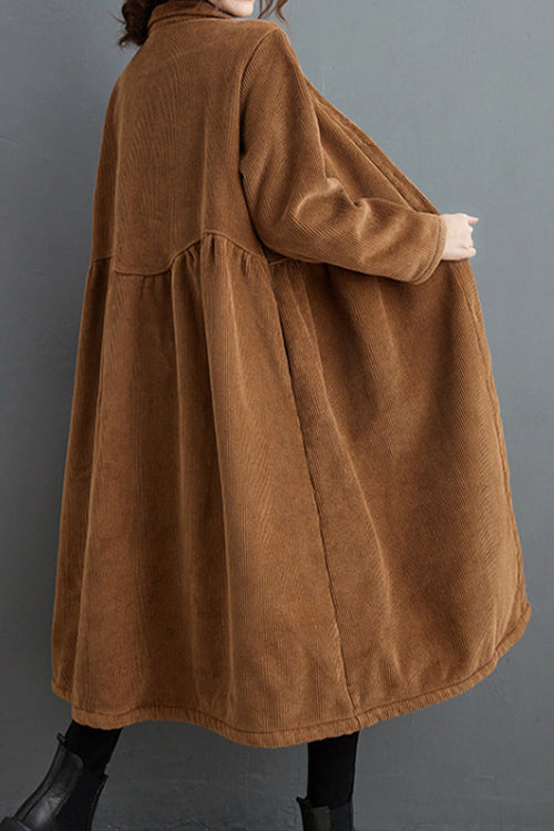 Oversized Vintage Corduroy Coat