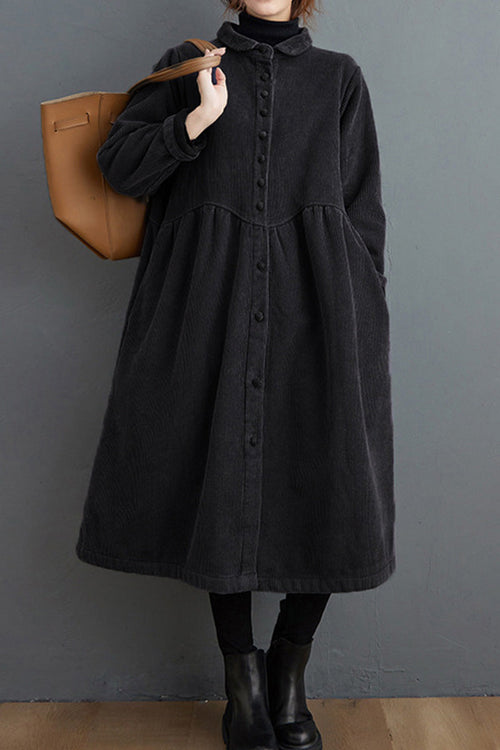 Oversized Vintage Corduroy Coat