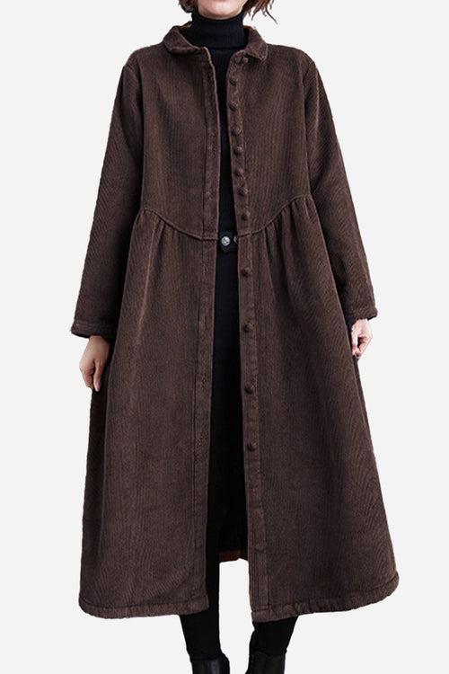 Oversized Vintage Corduroy Coat