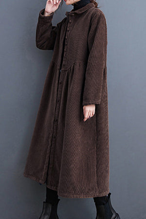 Oversized Vintage Corduroy Coat