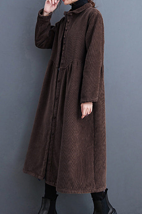 Oversized Vintage Corduroy Coat