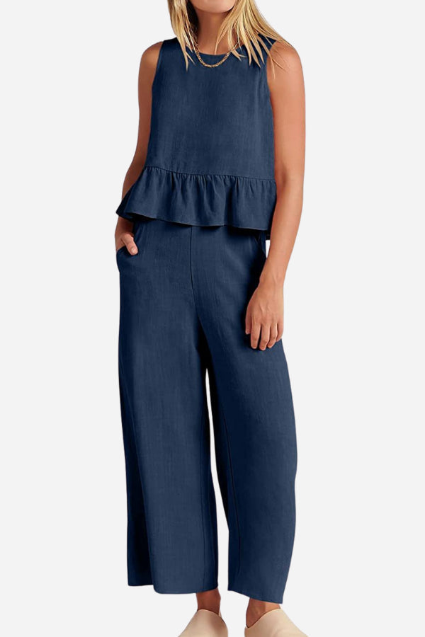 Jetsetter Linen-Like Feel Set
