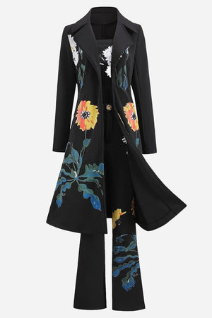 Elegant Floral Statement Three-Piece Set