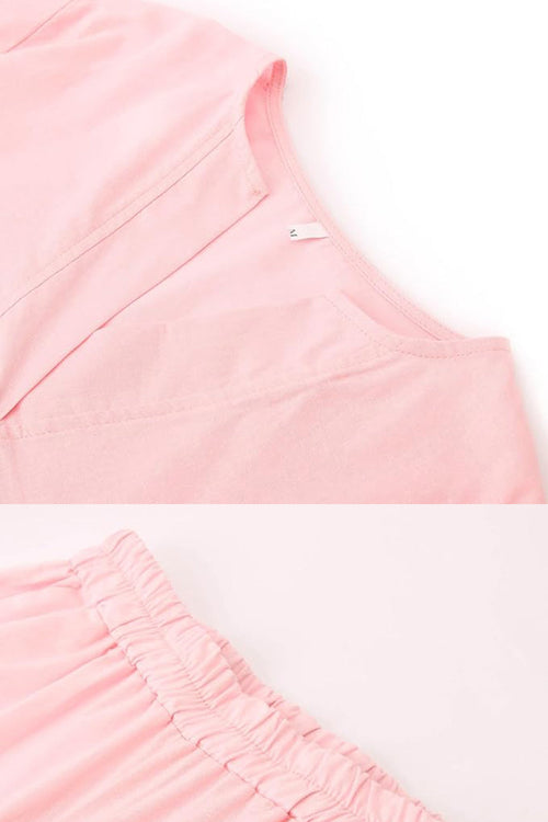 Pure Linen Two-Piece Casual Comfort Set