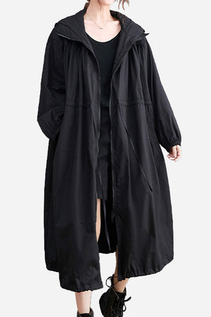 One Size Oversized All-Weather Water-Resistant Windbreaker