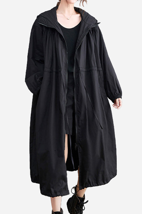 One Size Oversized All-Weather Water-Resistant Windbreaker