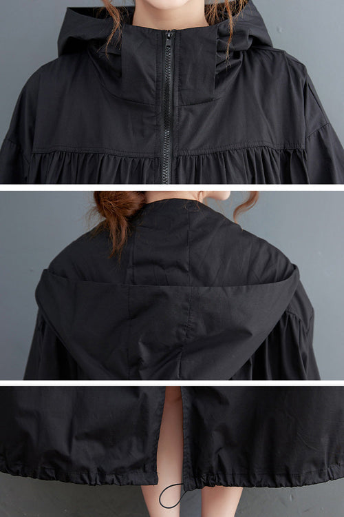 One Size Oversized All-Weather Water-Resistant Windbreaker