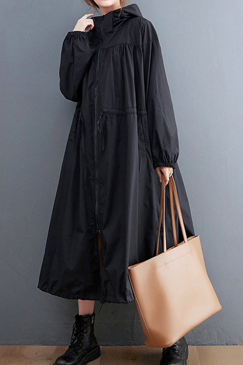 One Size Oversized All-Weather Water-Resistant Windbreaker