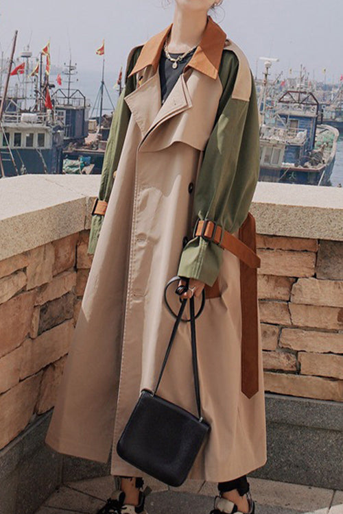 Urban Chic Oversized Color Block Windbreaker
