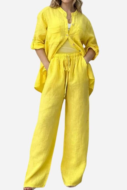 100% Cotton Travel-Ready Two Piece Set
