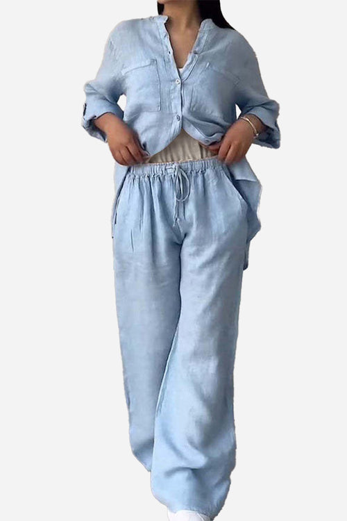 100% Cotton Travel-Ready Two Piece Set