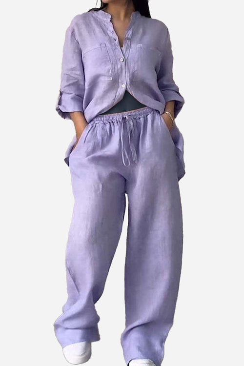 100% Cotton Travel-Ready Two Piece Set
