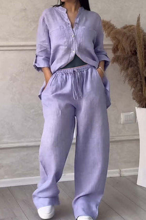 100% Cotton Travel-Ready Two Piece Set
