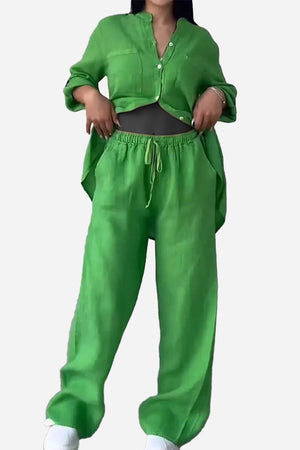 100% Cotton Travel-Ready Two Piece Set
