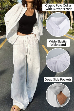 100% Cotton Wanderlust Two Piece Set