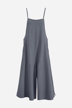 Cotton Blend Travel Comfort Jumpsuit