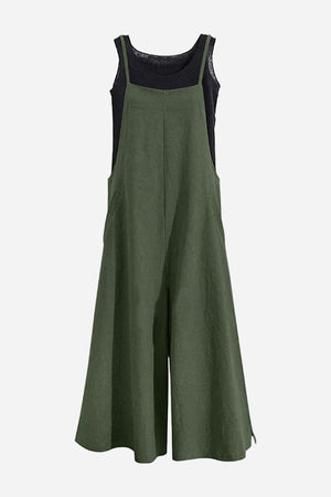 Cotton Blend Travel Comfort Jumpsuit