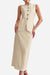 Flattering Cotton-Linen Blend Sleeveless Vest Two-Piece