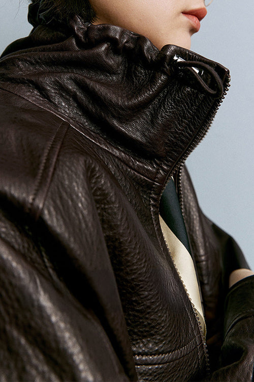 Authentic Sheepskin Leather Jacket