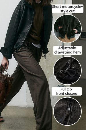 Authentic Sheepskin Leather Jacket