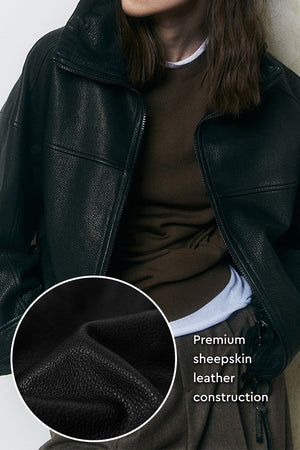 Authentic Sheepskin Leather Jacket