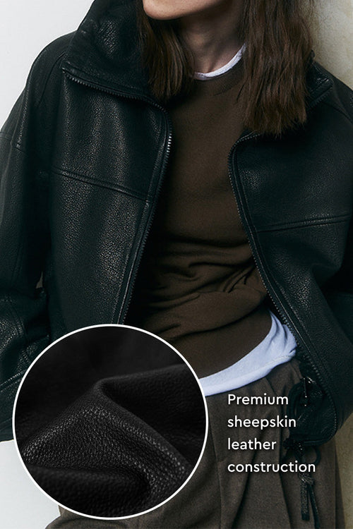 Authentic Sheepskin Leather Jacket