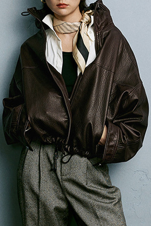Authentic Sheepskin Leather Jacket