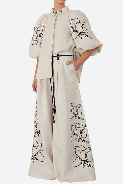Dolce Vita Cotton Linen Floral Set