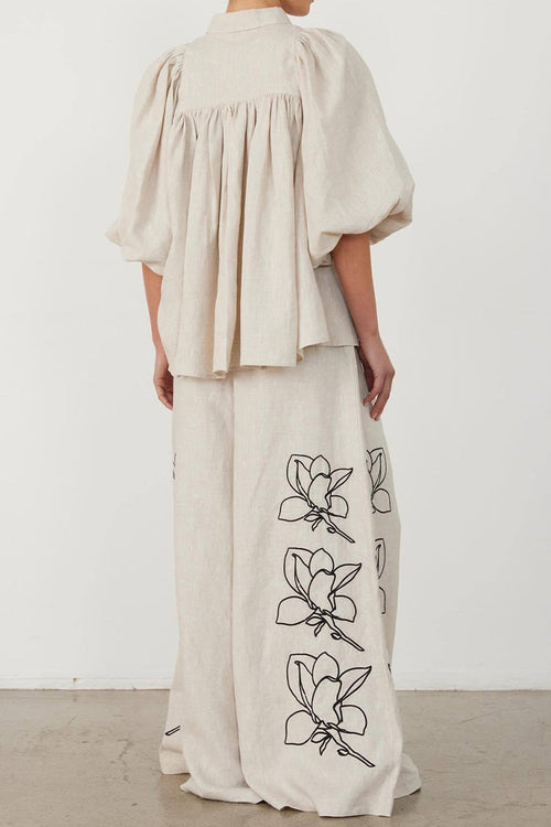 Dolce Vita Cotton Linen Floral Set