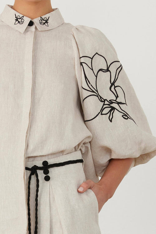 Dolce Vita Cotton Linen Floral Set