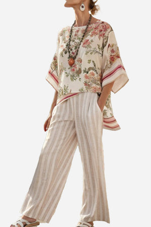 Coastal Comfort Linen Two-Piece Set