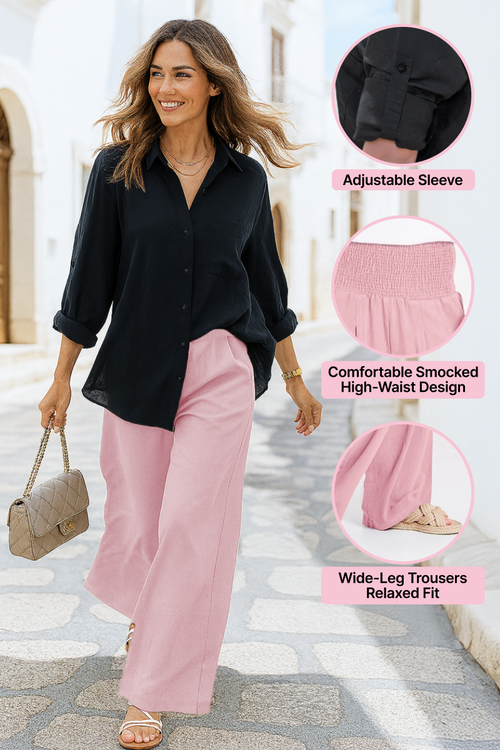 Oversized Linen Leaved-IN Set Lyss