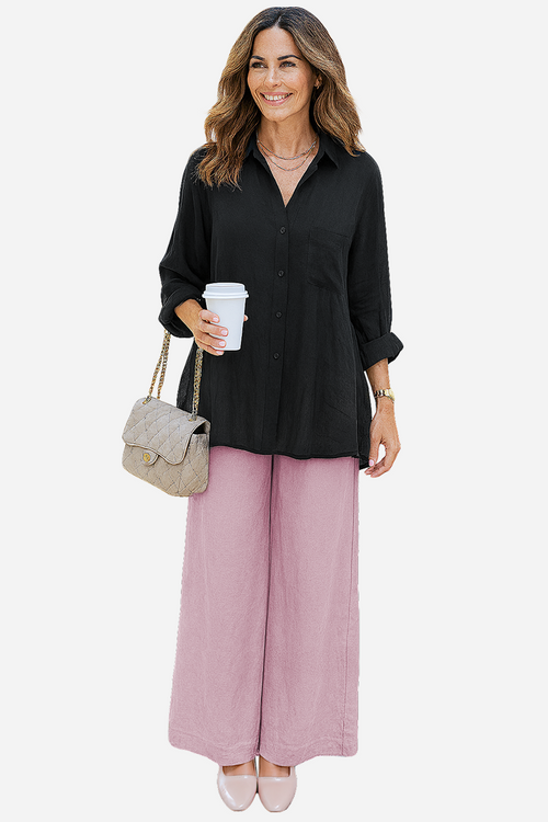 Oversized Linen Leaved-IN Set Lyss