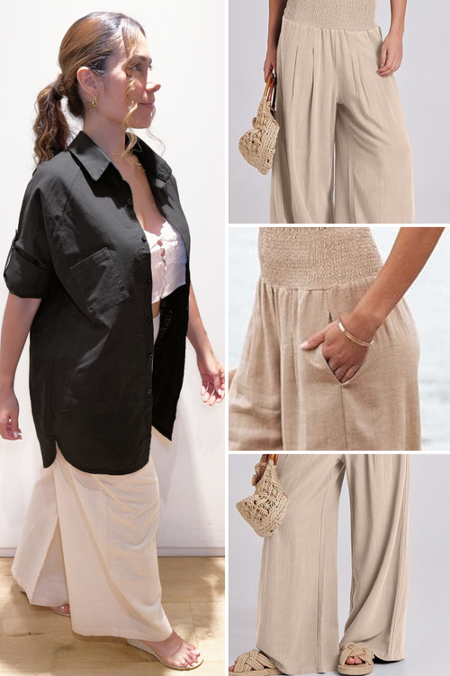 Oversized Linen Leaved-IN Set Lyss