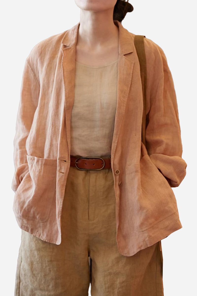 100% Linen Jacket Shirt