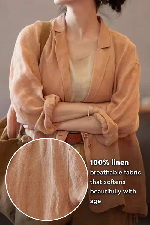100% Linen Jacket Shirt