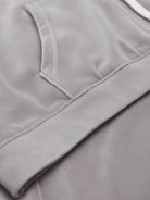 Plus size velour zip-up tracksuit with hoodie and straight-leg pants in soft, wrinkle-resistant fabric