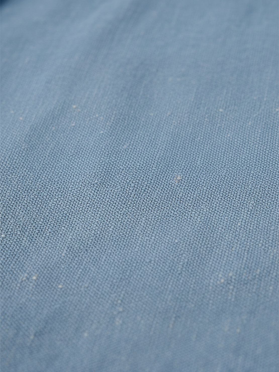 Cotton-linen blazer with notch lapels and two-button front in natural textured fabric