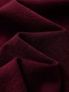 Slim fit short-sleeve 100% Merino wool mock neck tee in neutral color